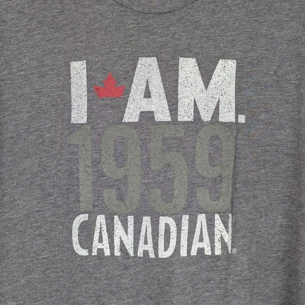 (3/$20) I Am Canadian Text Tee - Picture 2 of 4